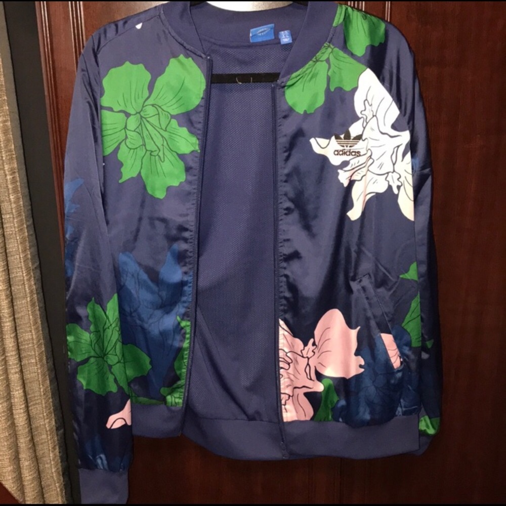 Adidas Floral Print Jacket